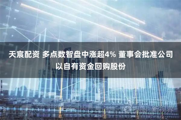 天宸配资 多点数智盘中涨超4% 董事会批准公司以自有资金回购股份