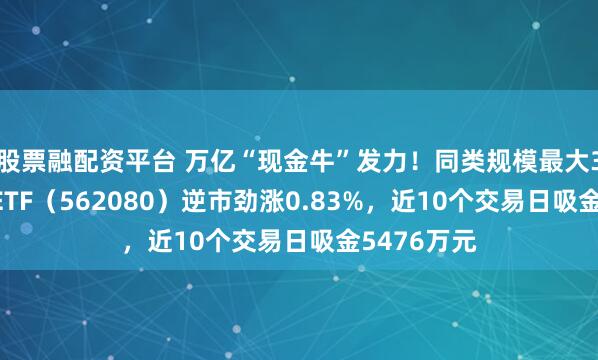 股票融配资平台 万亿“现金牛”发力！同类规模最大300现金流ETF（562080）逆市劲涨0.83%，近10个交易日吸金5476万元